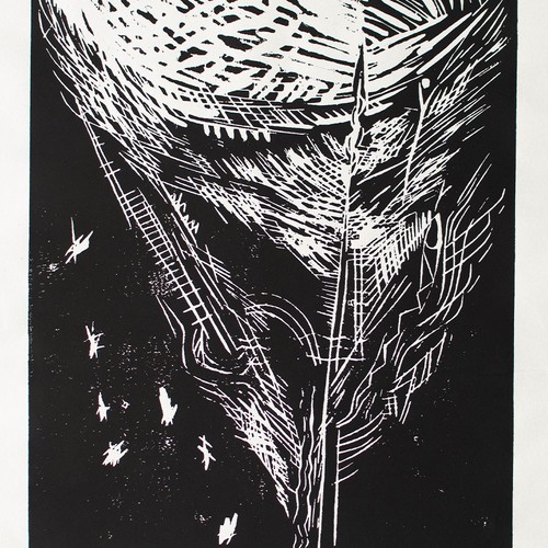 Brigitte thomas holzschnitt - brigitte,